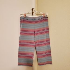 Xhilaration striped knit Pj capris